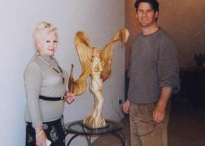 One of David's Earliest Carvings - Water Angel